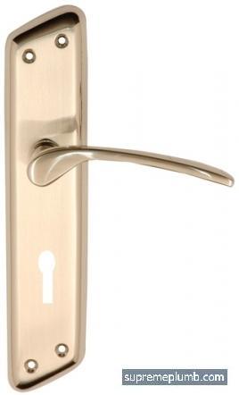 Saturn Lever Lock Satin Nickel